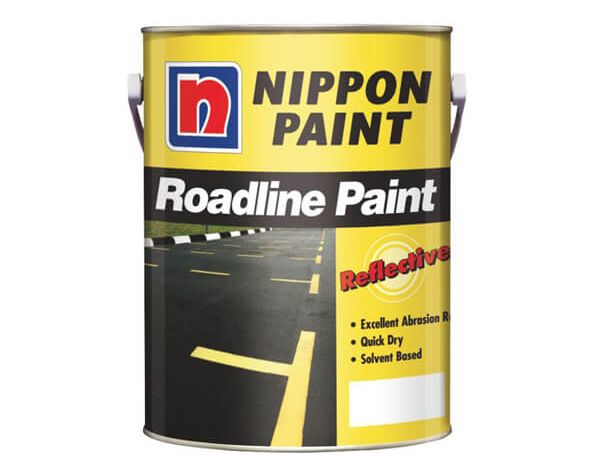 Sơn Nippon Road Line (Dòng sơn kẻ vạch đường,bề mặt mờ, phản quang màu vàng, 5 lít) 