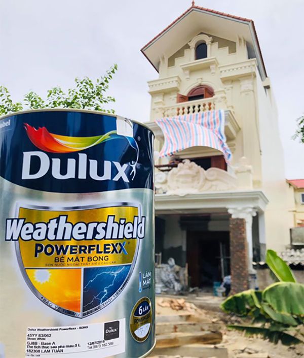 Sơn DULUX WERTHERSHIELD POWERELEXX-GJ8 Dòng sơn nước ngoại thất