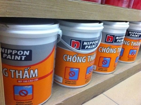 Sơn Pippon Wp 100 (dòng sơn chống thấm, màu ghi, 1 Kg)