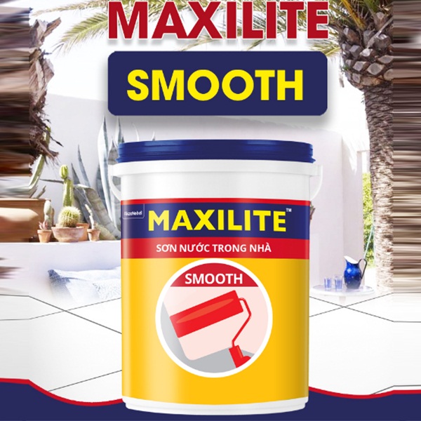 Sơn Maxilite Smooth ME5 (Dòng sơn nội thất, màu pha, 5 lít)