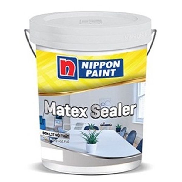 Sơn Nippon Matex Sealer (Dòng sơn lót chống kiềm ngoài nhà, màu trắng, 17 lít)