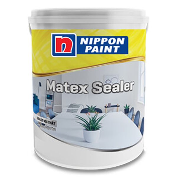 Sơn Nippon Matex Sealer (Dòng sơn lót chống kiềm ngoài nhà, Màu trắng, 5 lít)