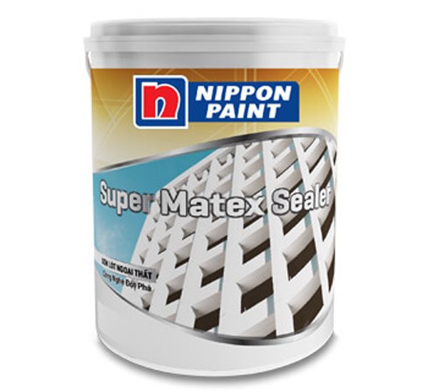 Sơn Nippon Super Matex Sealer (Dòng sơn lót chống kiềm ngoài nhà, màu trắng, 17 lít) 