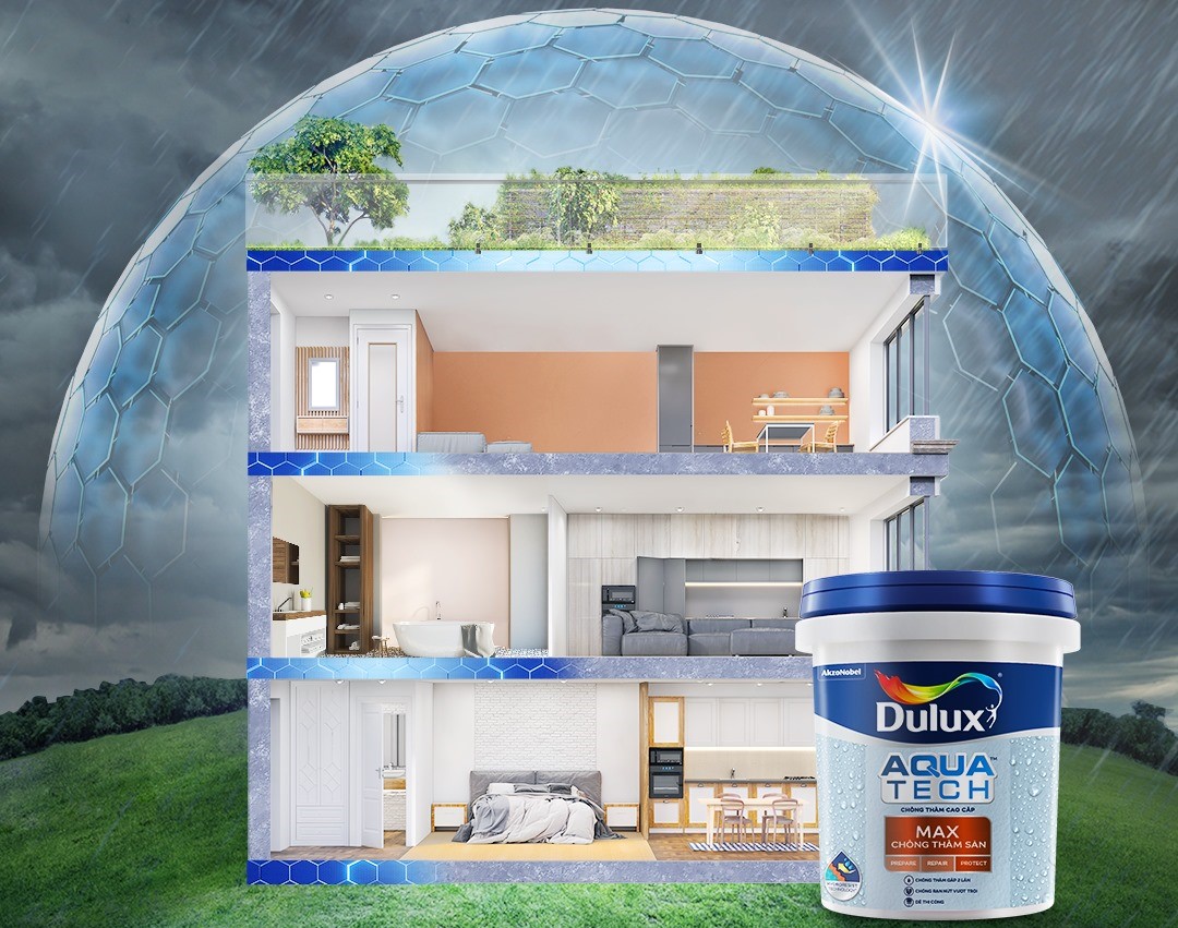 Giải Pháp Chống Thấm Sàn Với Sơn Dulux Aquatech Max V-910 Hiệu Quả