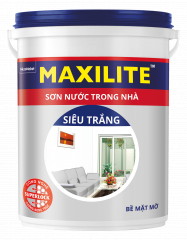 Sơn Maxilite Total 30C siêu trắng, 18 lít