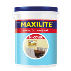 Sơn Maxilite Hi-Cover ME6 (Dòng sơn nội thất, màu trắng, 5 lít)
