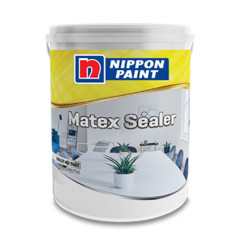 Sơn Nippon Matex Sealer (Dòng sơn lót chống kiềm trong nhà, bề mặt mờ, màu trắng, 5 lít)