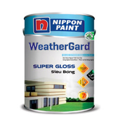Sơn Nippon Weathergard (Dòng sơn phủ ngoài nhà, siêu bóng, màu pha, 1 lít)