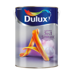 Sơn Dulux Ambiance 5 in 1 Superflexx Pearl Glow Z611, bóng mờ, màu trắng, 5 lít