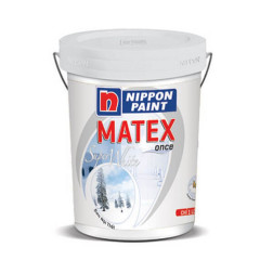 Sơn Nippon Matex Super White (Dòng sơn phủ trong nhà, siêu trắng, 18 lít)