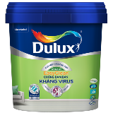 Sơn Dulux EasyClean chống bám bẩn kháng vius, bề mặt mờ màu trắng E016 5L
