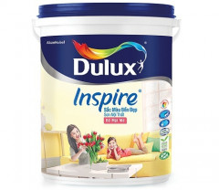 Sơn Dulux Inspire 39AB bề mặt bóng màu trắng phủ trong nhà 18 lít